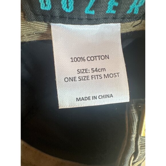 Dozer Camo Military Style Cap One Size Fits Most 100% Cotton Adjustable Strap - Picture 5 of 5